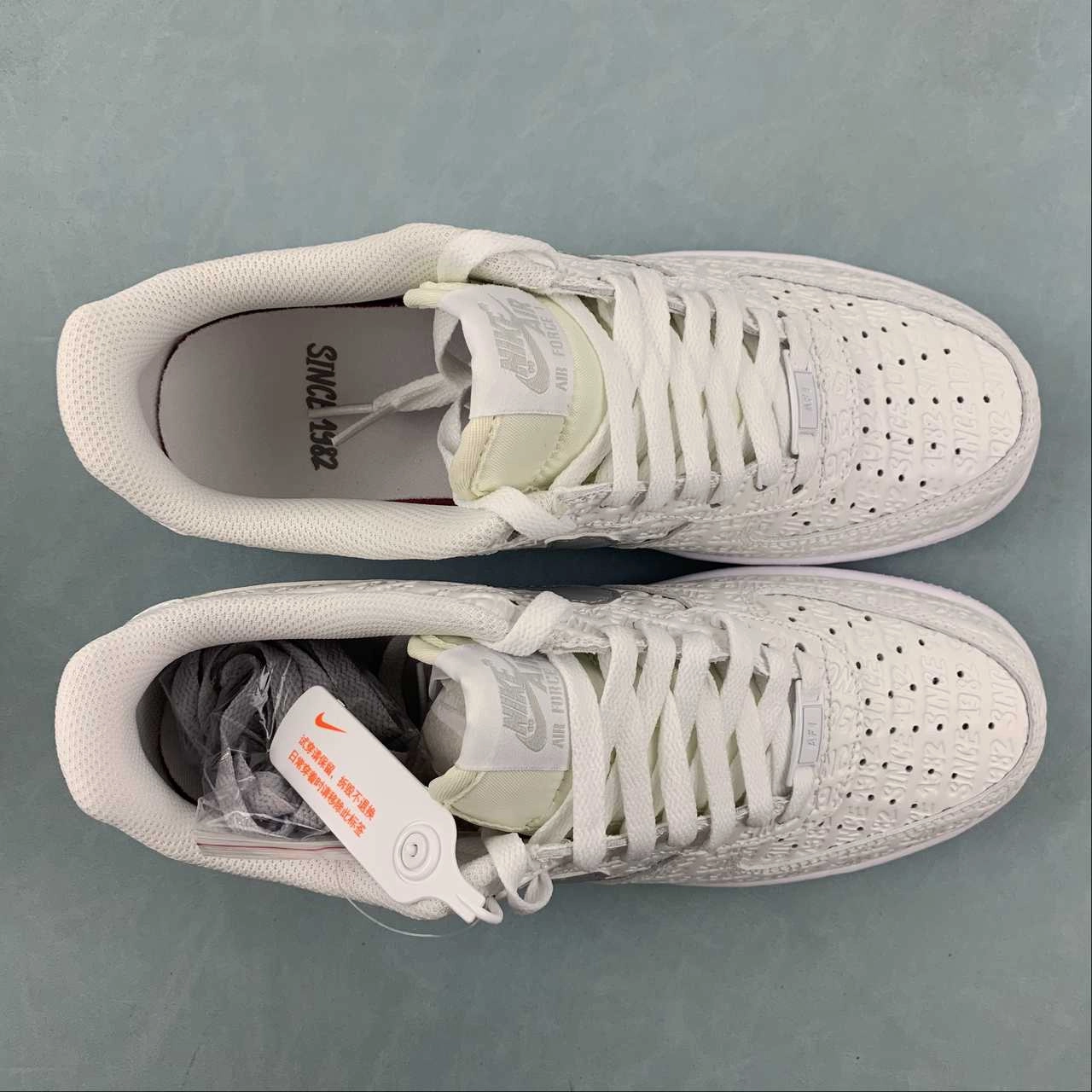 Support Motion Air Force 1 07 Low Since 1982 Summit White Wolf Grey-White FJ4823-100