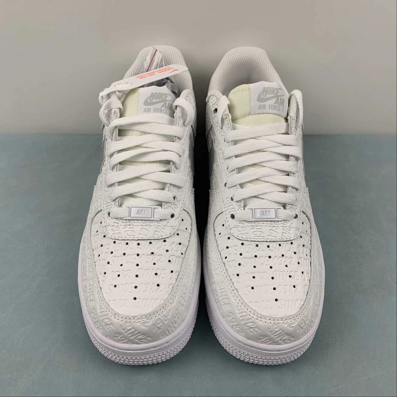 Soft Surface Air Force 1 07 Low Since 1982 Summit White Wolf Grey-White FJ4823-100