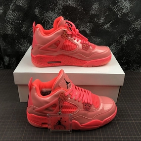 Air Jordan 4 Retro NRG Hot Punch Black Volt AQ9128-600 Twist Free Motion Non Slip Tread Pattern