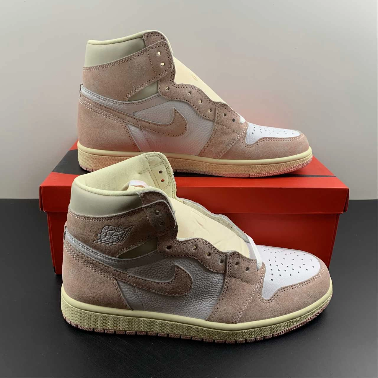 Comfort Easy Impact Diffusing Plate Air Jordan 1 Retro High OG Pink Pink White FD2596-600