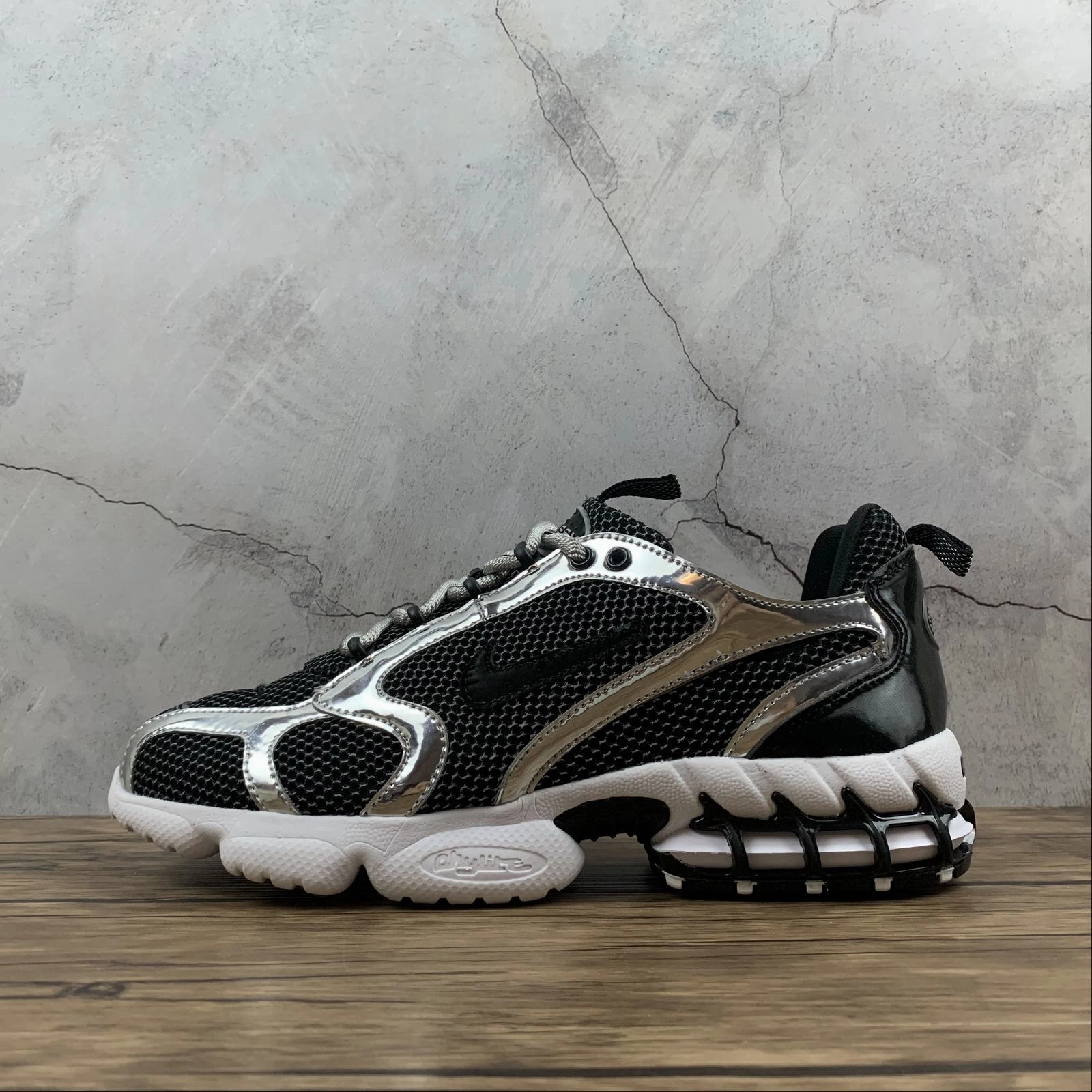 proprioception - enhancing shoes microfiber - upper shoes Air Zm Spiridon Cg 2 Stussy Pure Platinum CU1854-001
