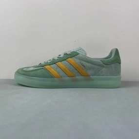 Foot Daily Adidas Gazelle Indoor Hazy Green Crew Yellow Preloved Green IG6783