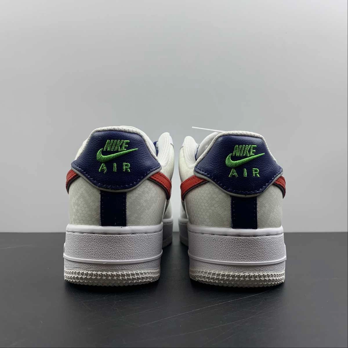 Air Force 1 07 LX Just Do It University Red White DV1493-161 Airy Feel Day Style