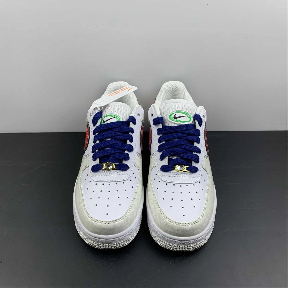 Air Force 1 07 LX Just Do It University Red White DV1493-161 Bold Look