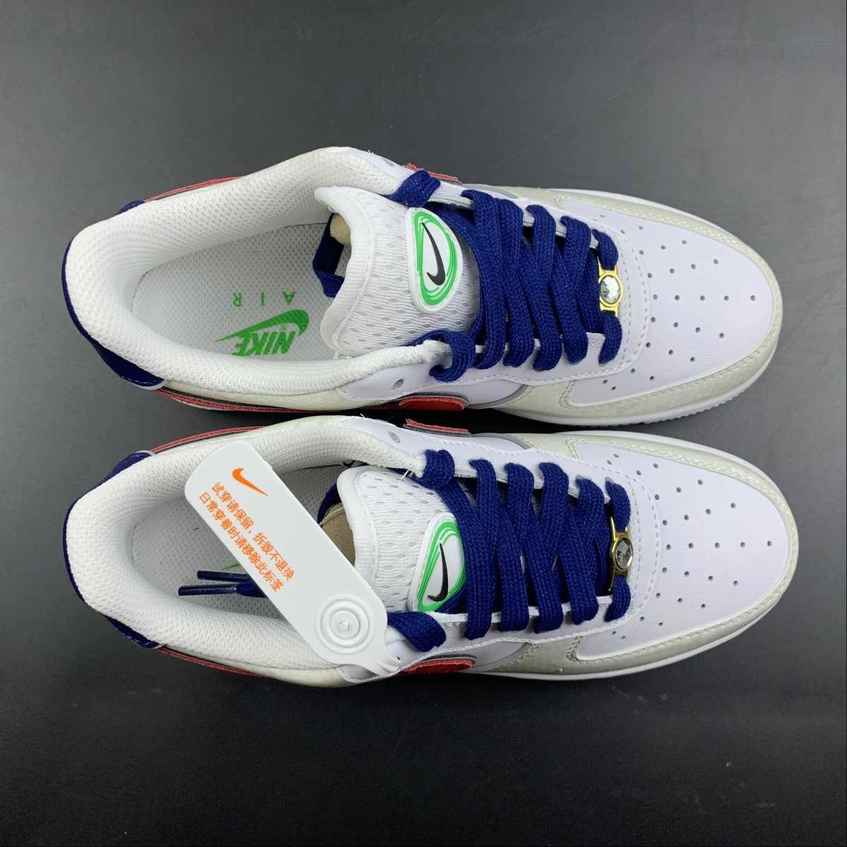 Air Force 1 07 LX Just Do It University Red White DV1493-161 Office Look