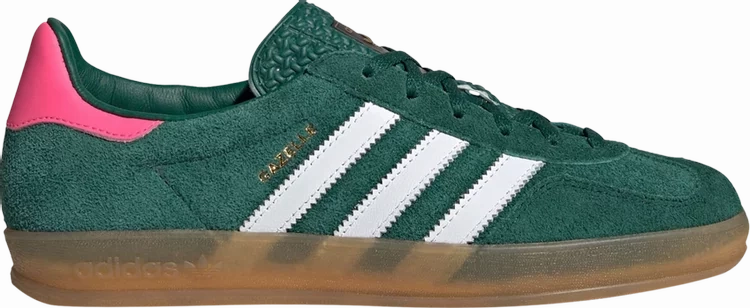 Adidas Gazelle Indoor Collegiate Green Pink W Dog Pace Fog Path