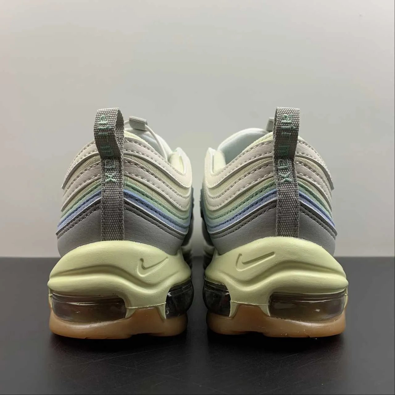 Air Max 97 Certified Fresh Coconut Milk Enamel Green Worn Blue DX5766-131 fashion - sneakers