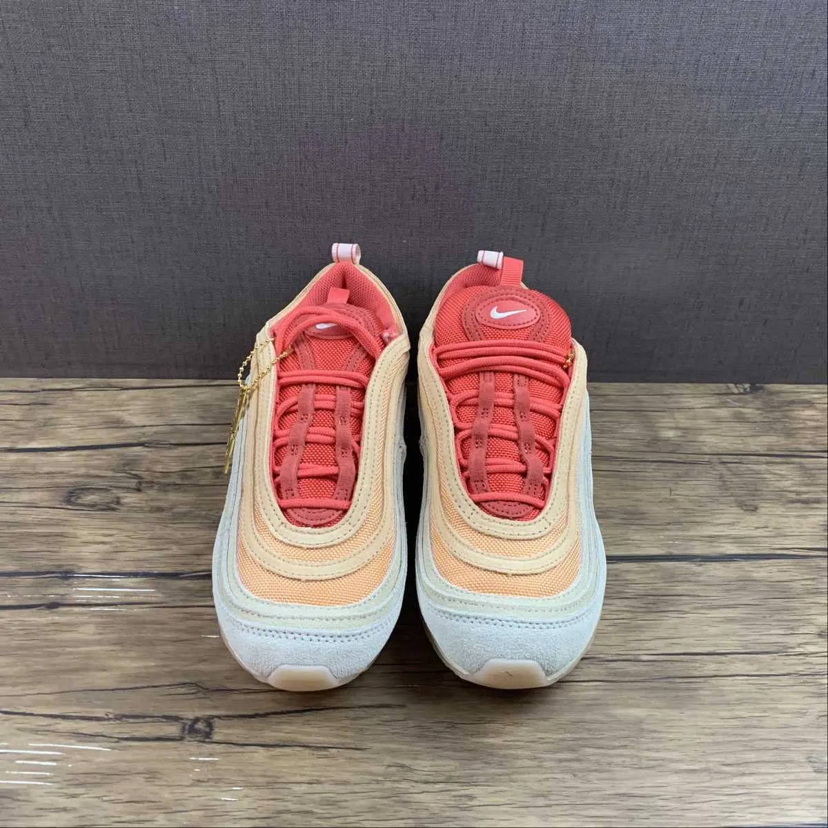 Hiking Companion Soft Material Air Max 97 Sisterhood Cashmere Orange Chalk Rattan Metallic Gold DM8943-700