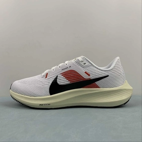 Air Zoom Pegasus 40 White Warm Red Black FJ0686-100 Mesh panels maintain airflow even during intense activity