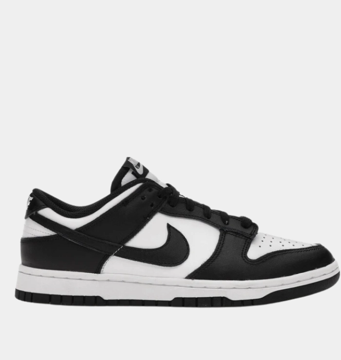 Nike Dunk Low Black White Panda Tough Rubber