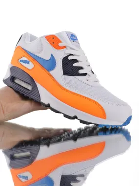 Air Max 90 Orange Blue AJ1285-104 Reputable thin - sole shoes