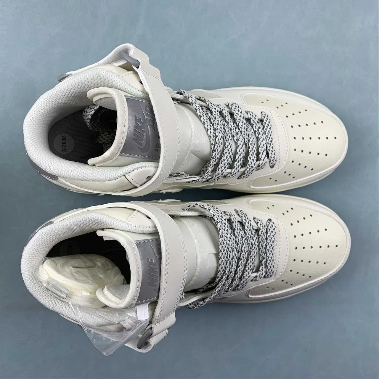 Air Force 1 07 Mid White Gray SH0235-522 Mountain Path