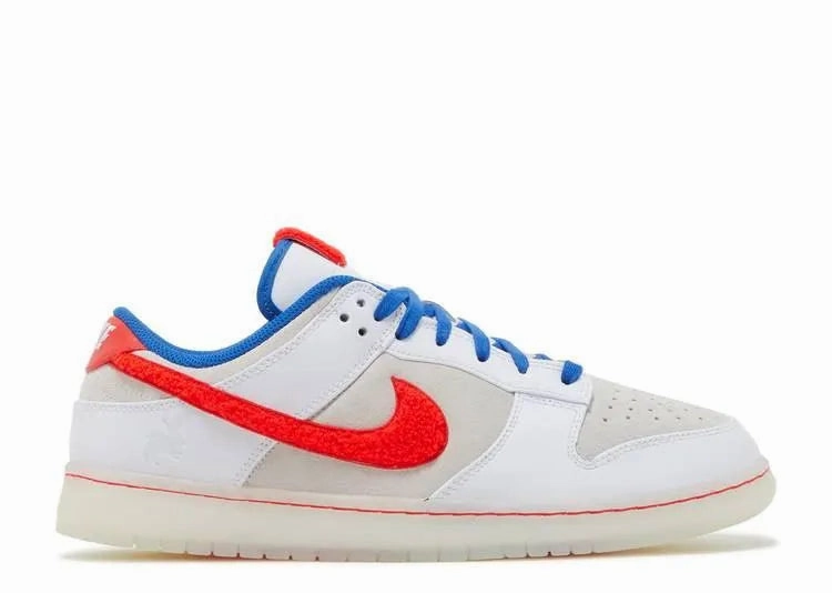 Nike Dunk Low White Rabbit Lace Up Closure System Impact Zone