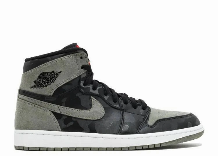 ventilation channels Air Jordan 1 High Shadow Camo