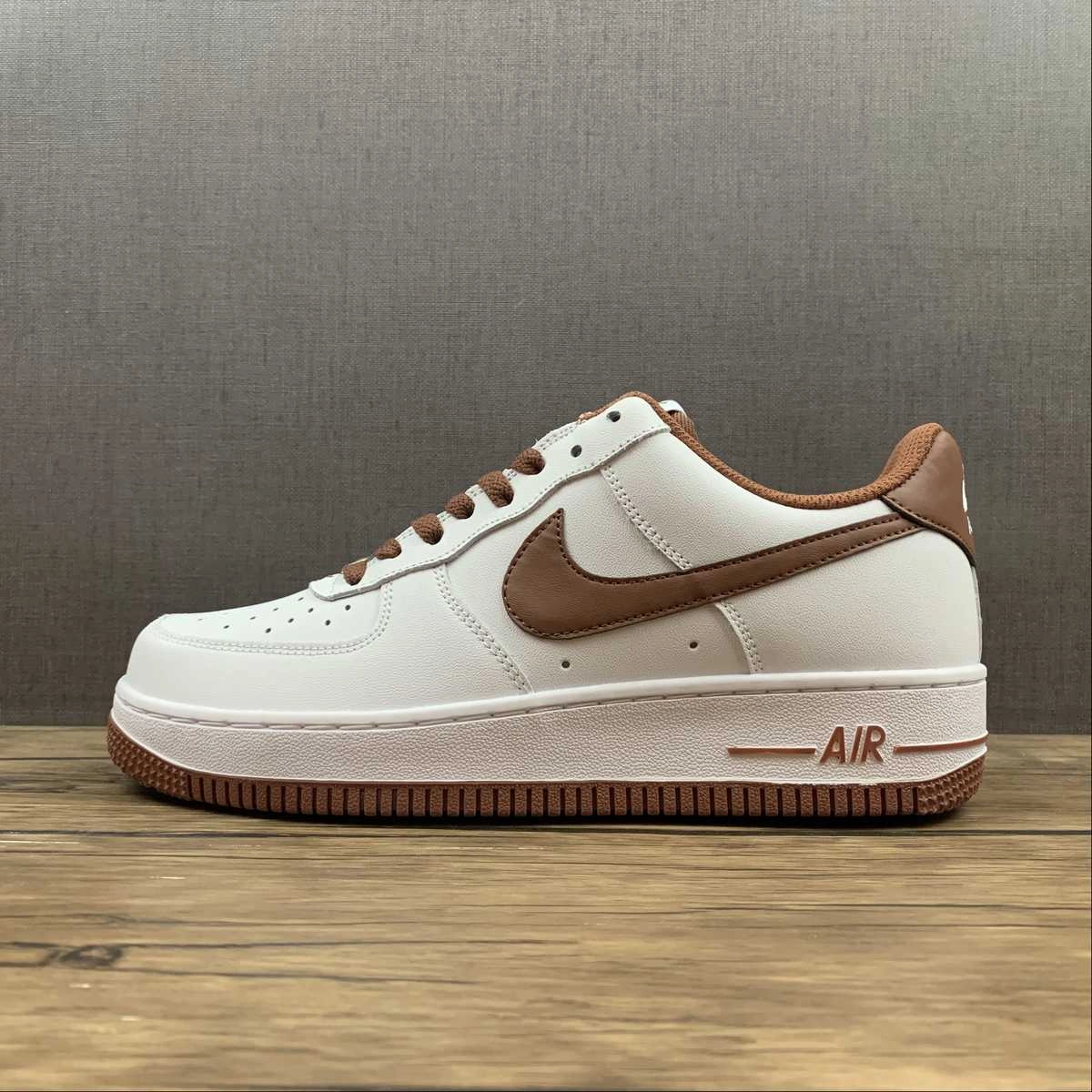 Refined Style Neutral Tones Air Force 1 07 White Brown DH7561-100