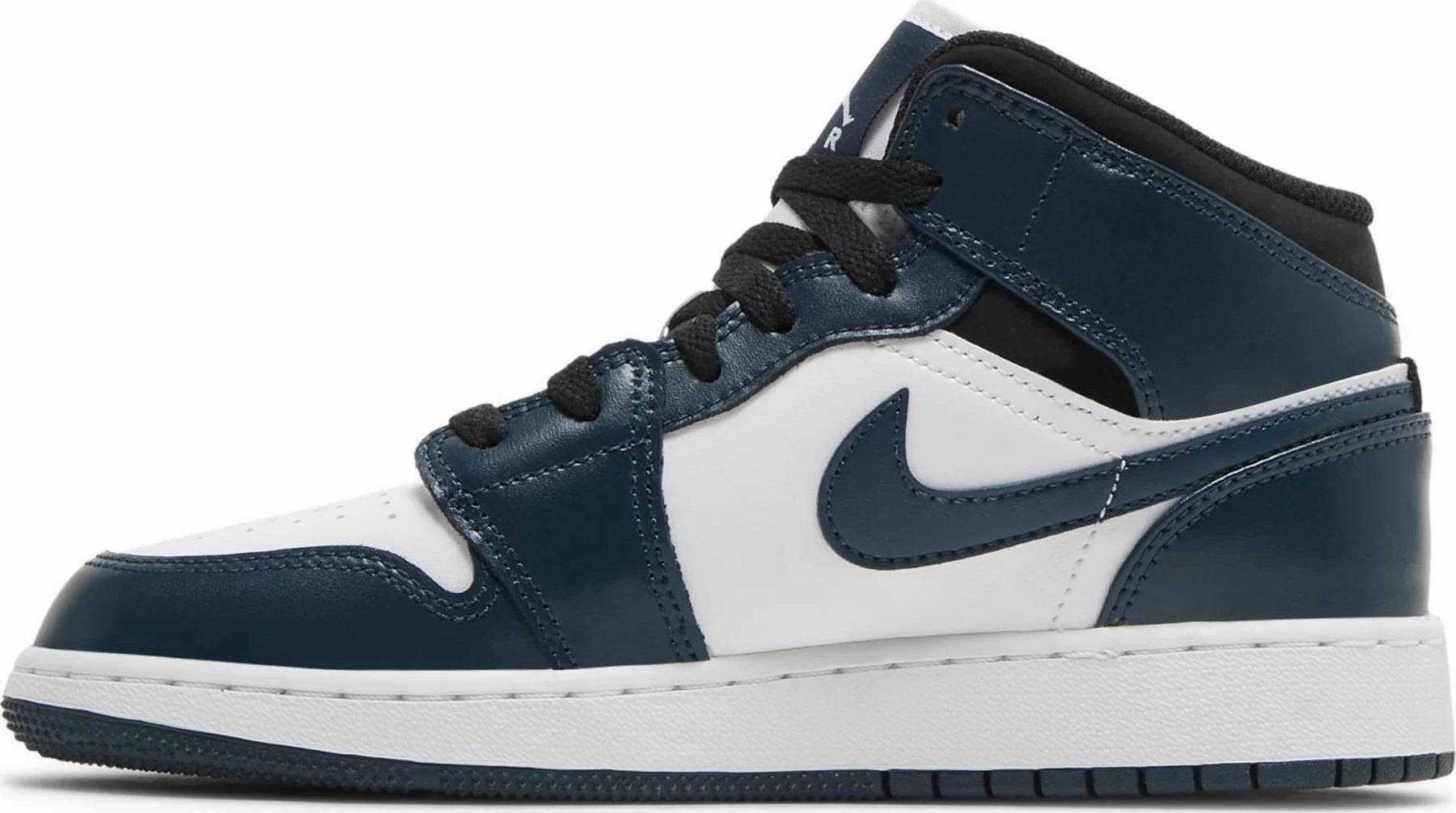 Pressure Dispersion Sole Easy Wear Nike Jordan 1 Mid Armory Navy GS
