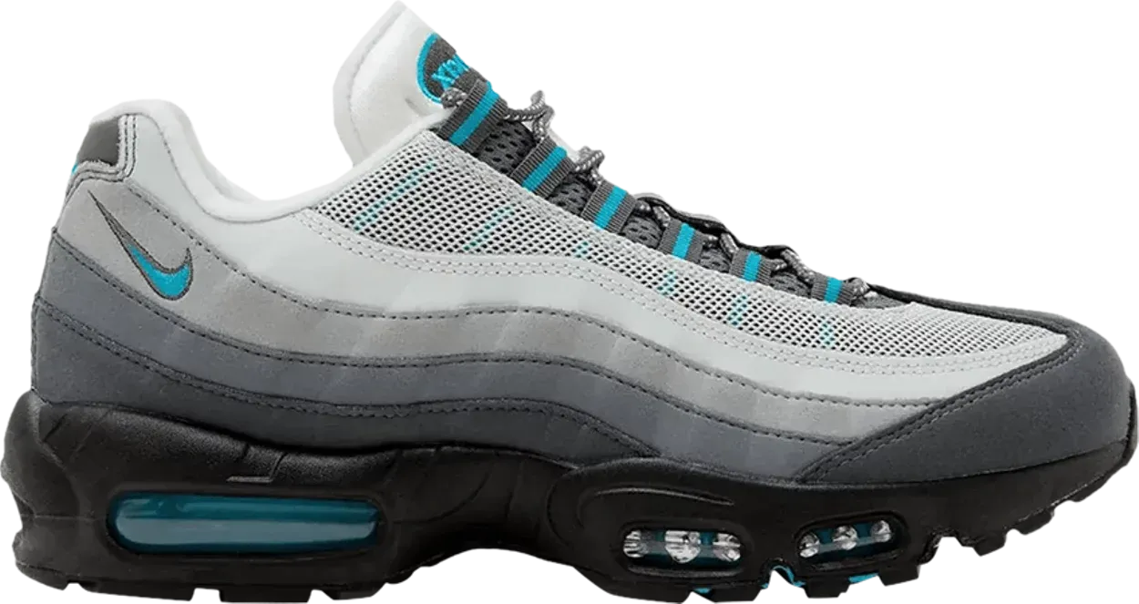 Nike Air Max 95 Baltic Blue debossed - finish - design shoes running legacy
