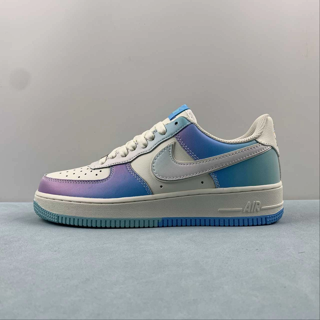 Urban Tasks Stylish Edge Air Force 1 07 Low Color White Blue Purple DB3301-333