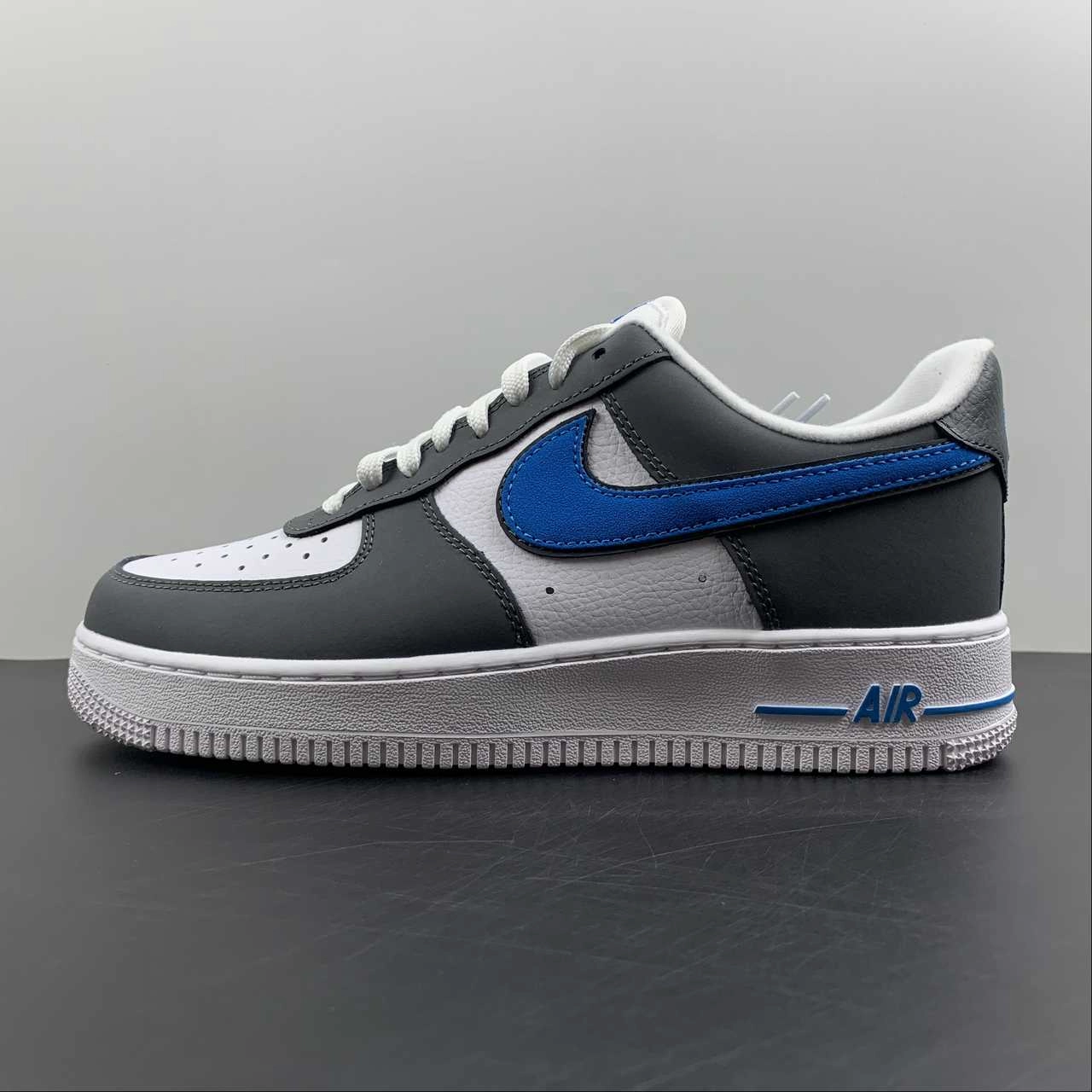 Busy Streets Air Force 1 Low White Mixes Grey Laser Blue FB3360-100