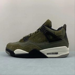 Bendable Outsole Air Jordan 4 Retro SE Craft Medium Olive Pale Vanilla Khaki Black Sail FB9927-200