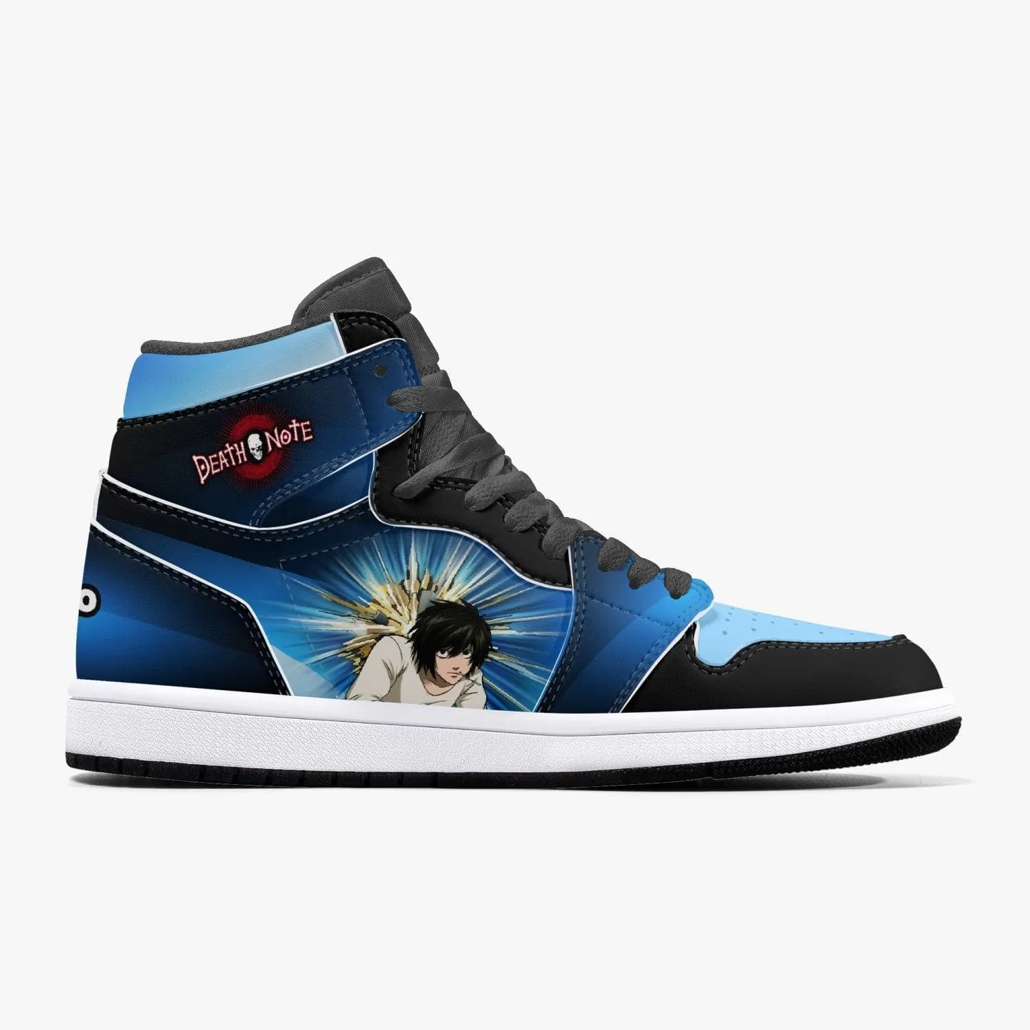 Death Note 'L' Blue JD1 Mid Anime Shoes