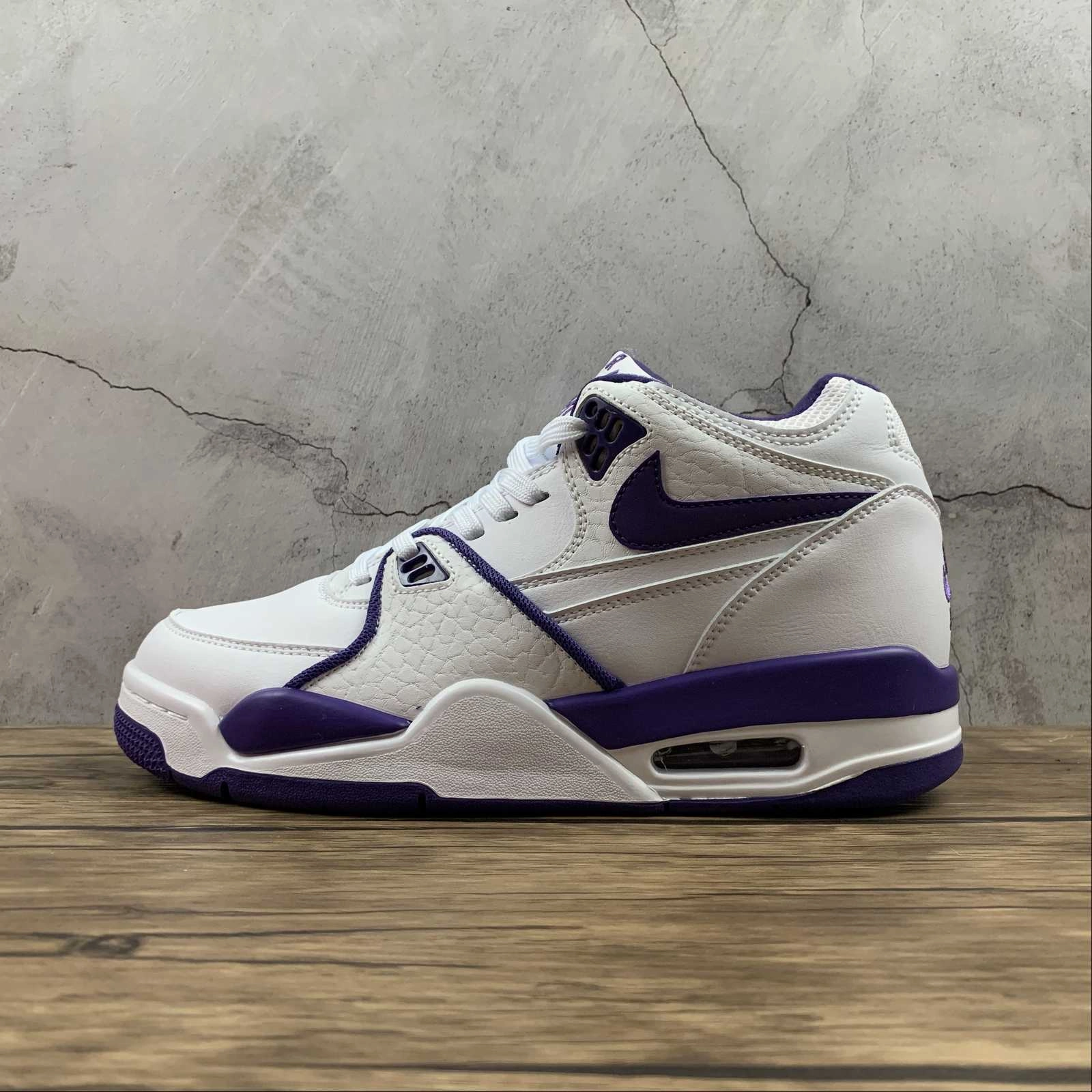 Ankle Support Structure Air Flight 89 White Court Purple CN0050-101