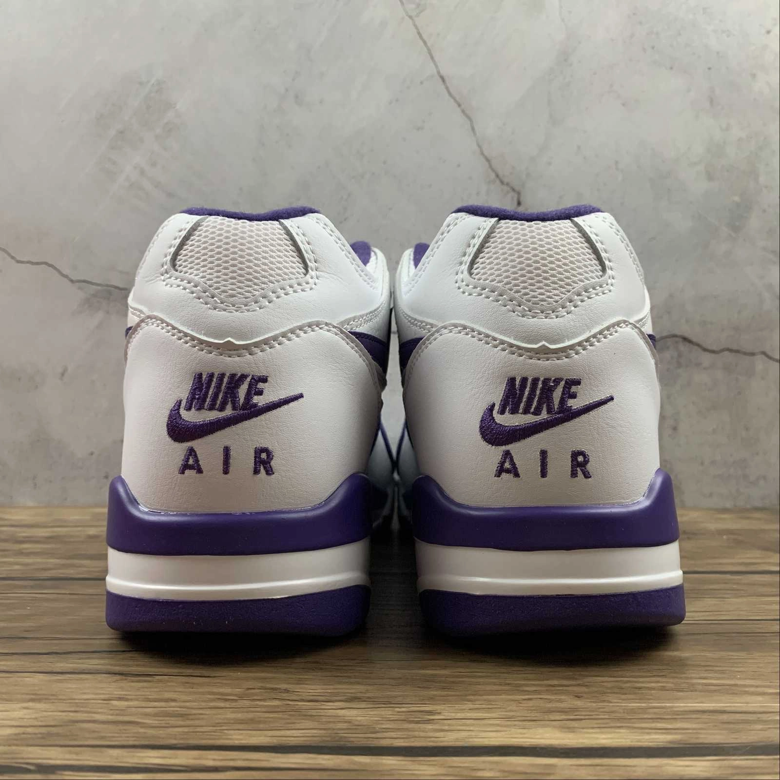 Base Comfort FoamMidsole Air Flight 89 White Court Purple CN0050-101