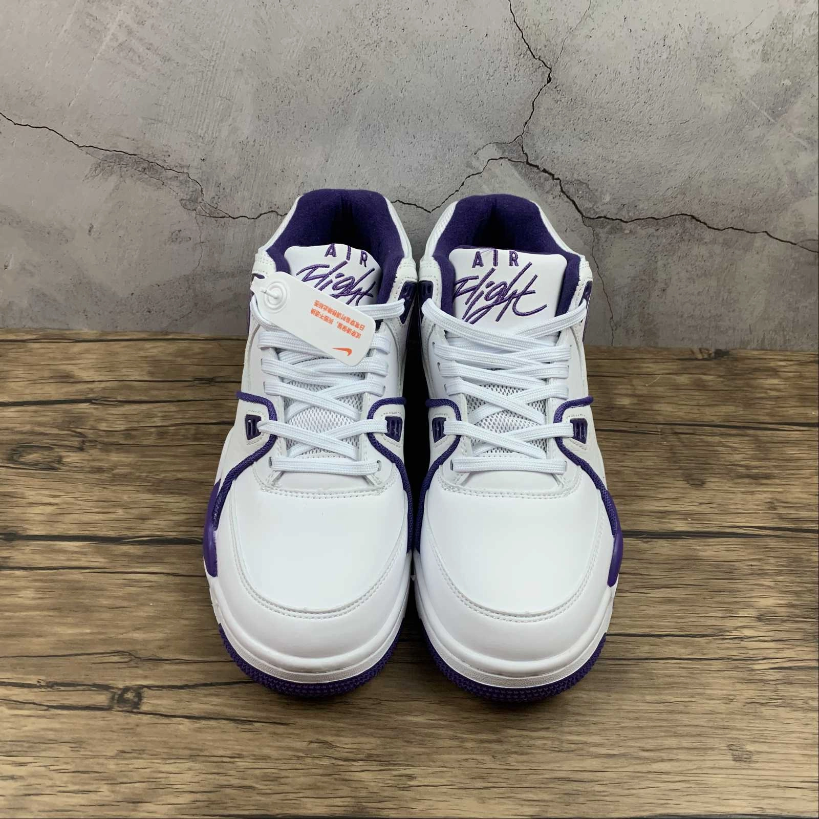 Air Flight 89 White Court Purple CN0050-101 Soft Pad