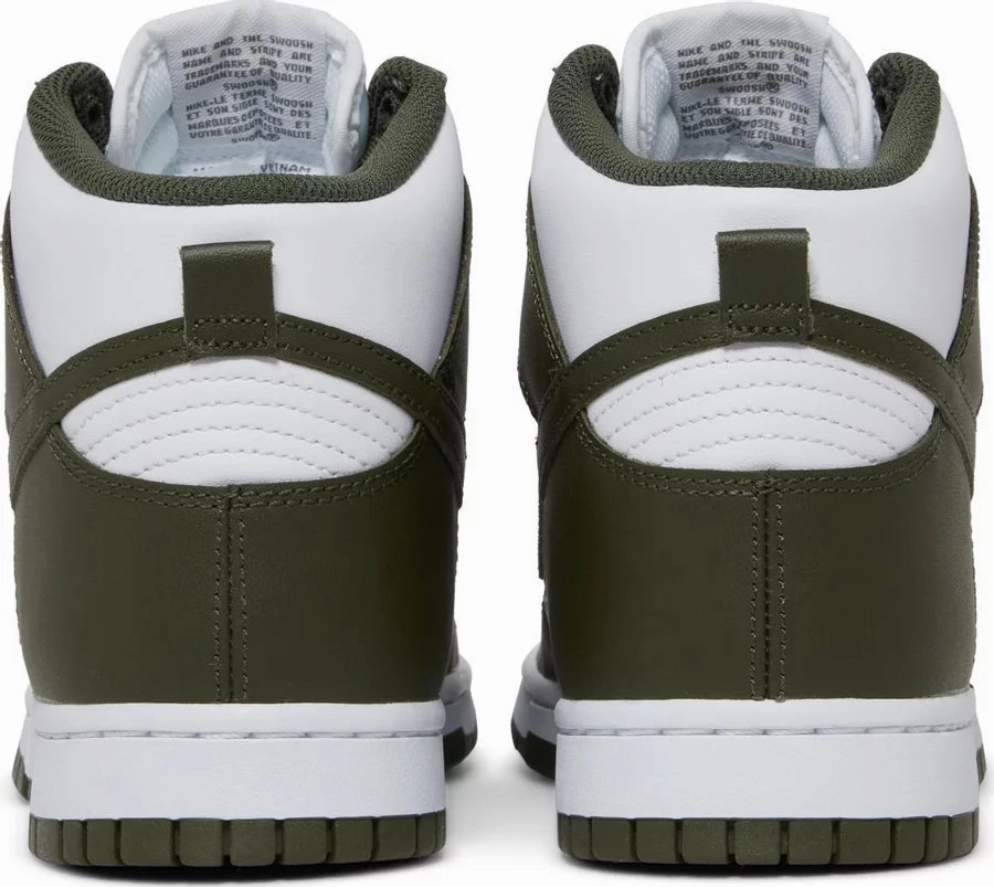 Nike Dunk High Cargo Khaki Micro Perforated Tongue
