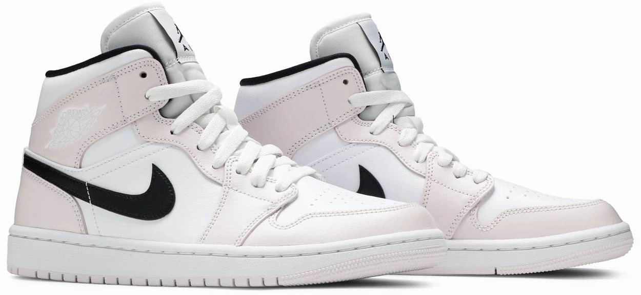 Nike Jordan 1 Mid Barely Rose W Go Anywhere