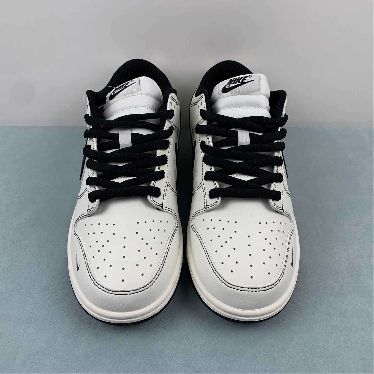 Handcrafted Stitching All Ride Supreme x SB Dunk Low Off White Black RM2308-237