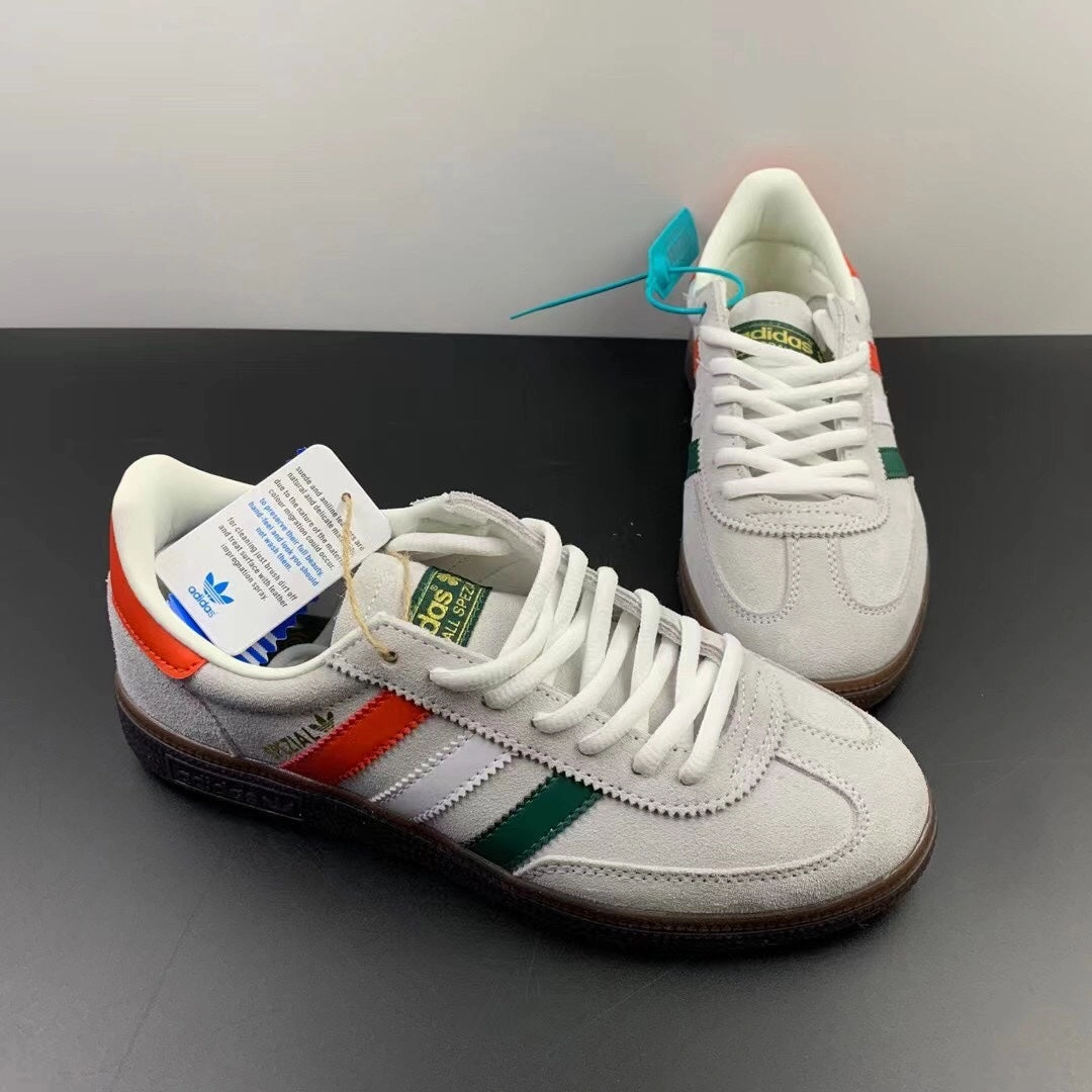 Adidas Handball Spezial St. Patrick's Day Clear Brown White Gold Metallic DB3570 beginner - friendly