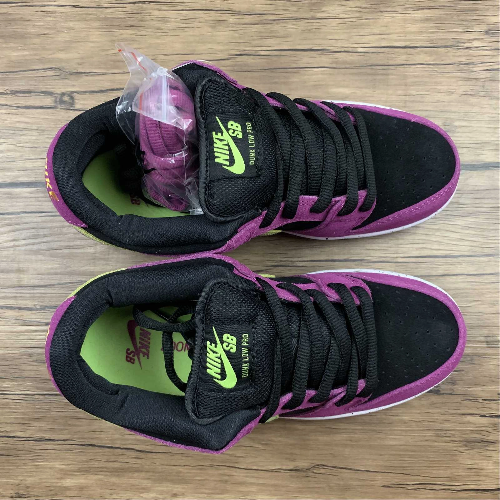 High Traction Design SB Dunk Low Pro ACG Terra Red Plum Black Taxi Citron BQ6817-501