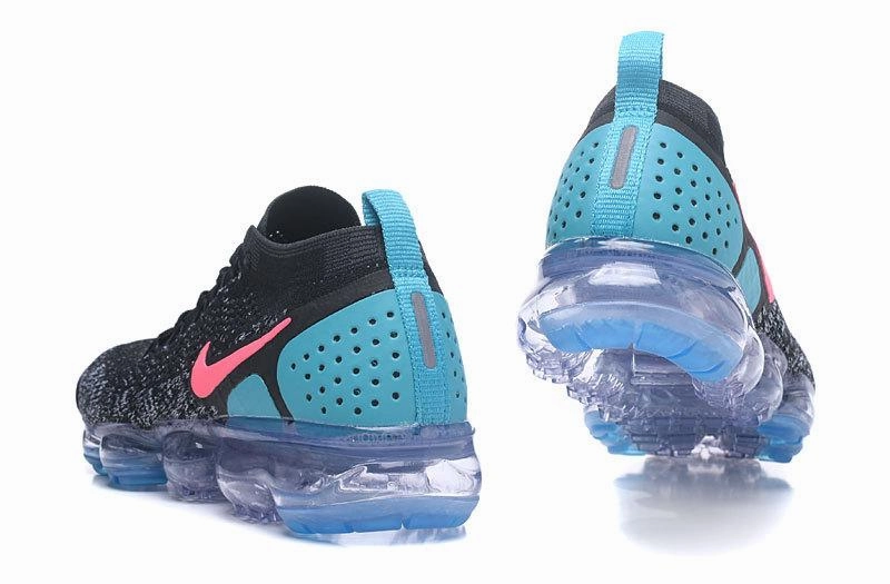 Pace Balance Supportive Design Air Vapormax Flyknit 2.0 Black Blue Pink 942842-008