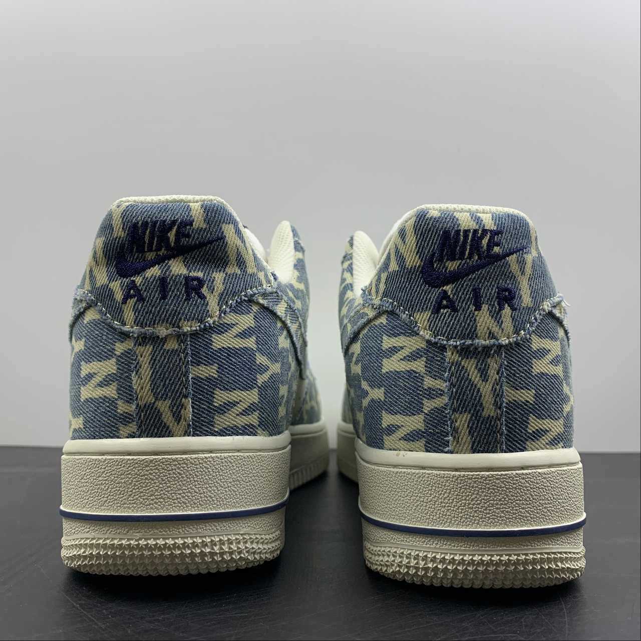 MLB x Air Force 1 07 Low Denim Blue White CW1888-602 Everyday Style Soft Step