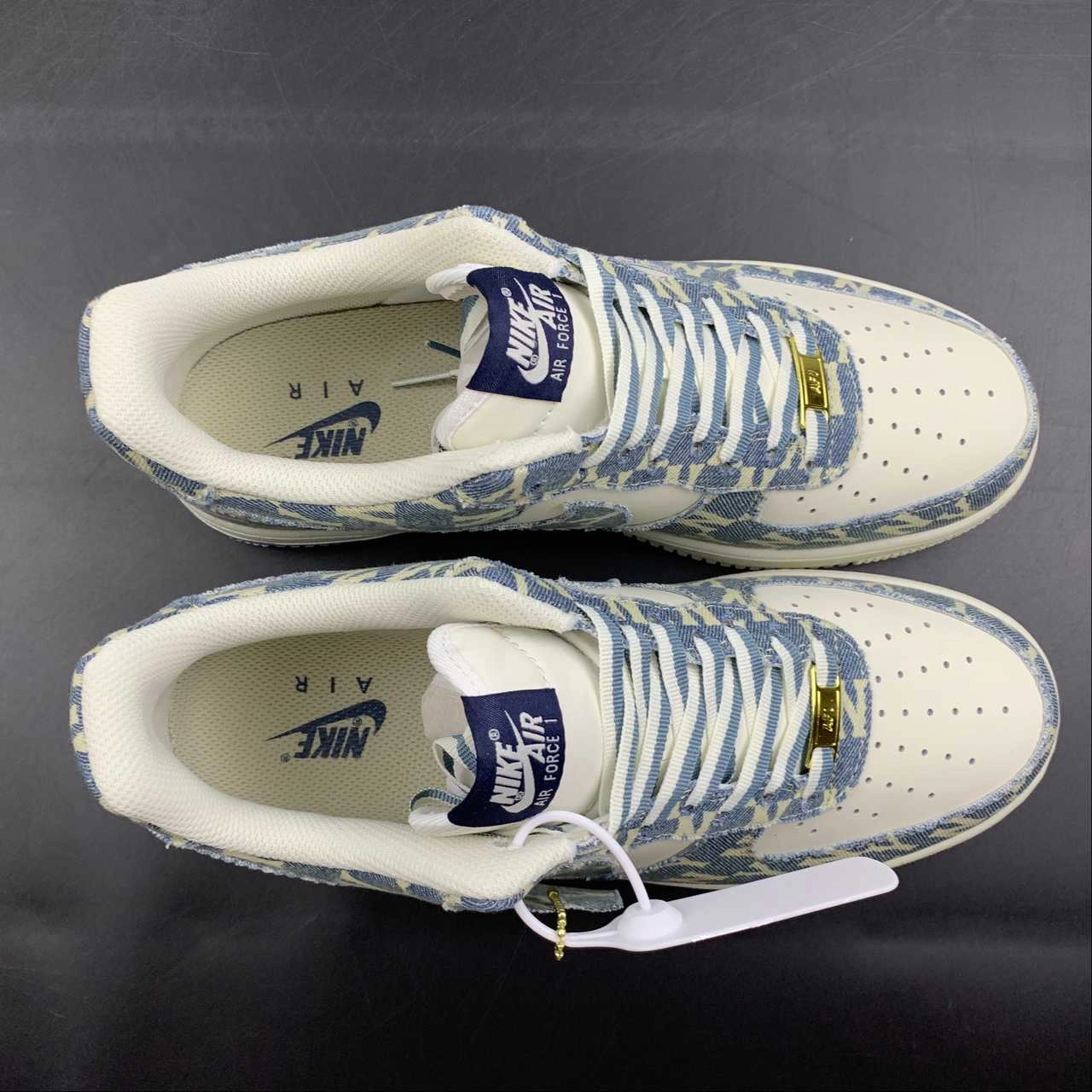Quick Jog MLB x Air Force 1 07 Low Denim Blue White CW1888-602