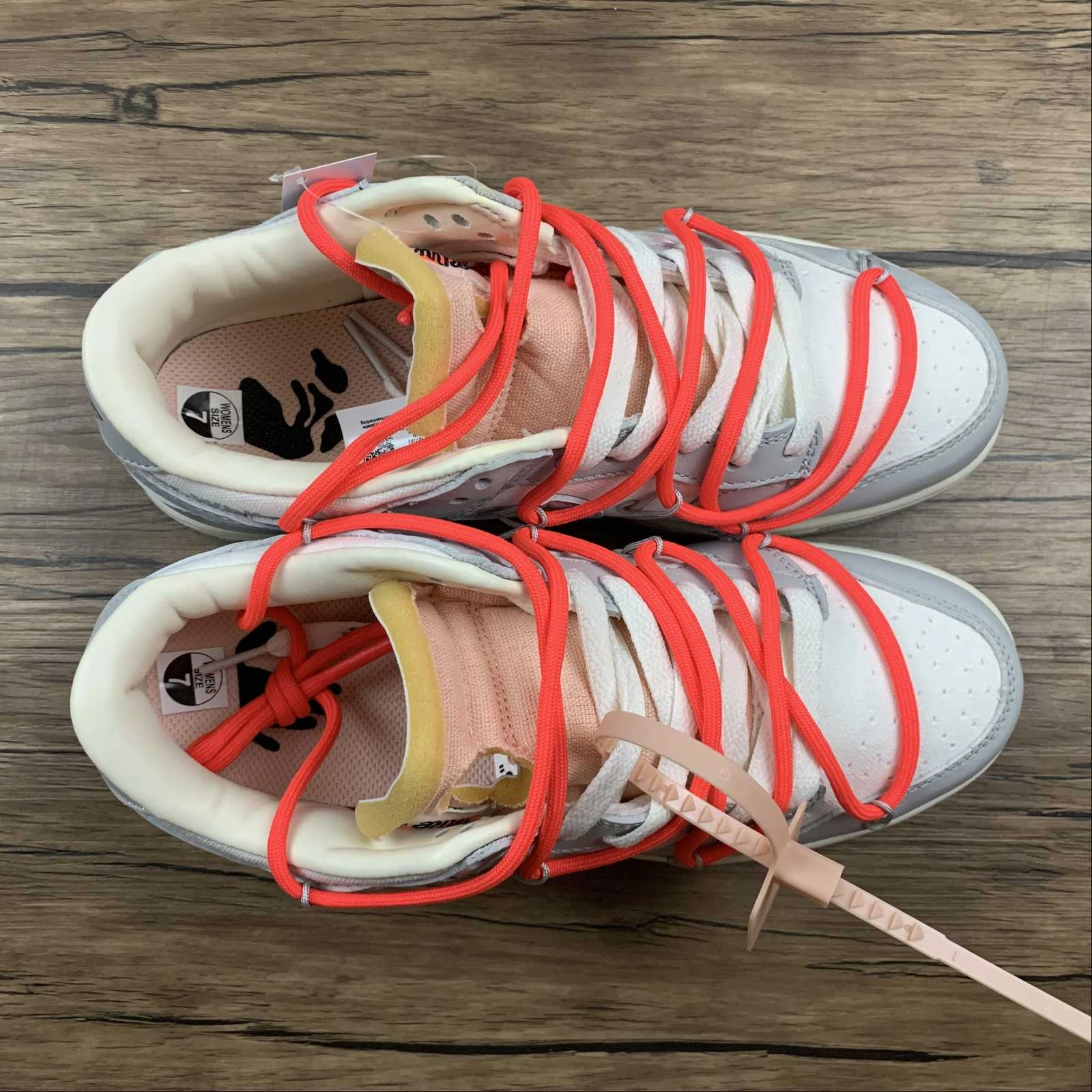 Dunk Low X Off-White 'Lote 06 de 50' DM1602 110 Stability Control Frame