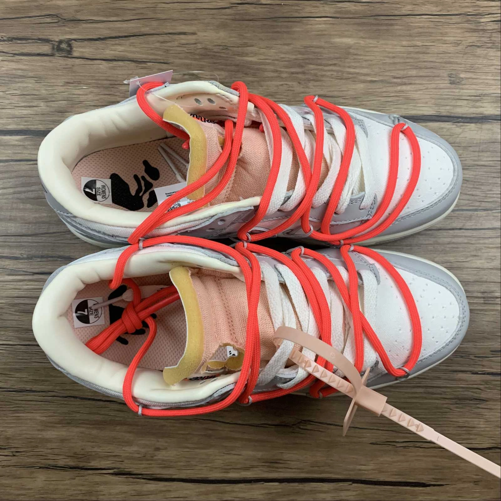 Dunk Low X Off-White 'Lote 06 de 50' DM1602 110 Comfort Insoles Arch Relief