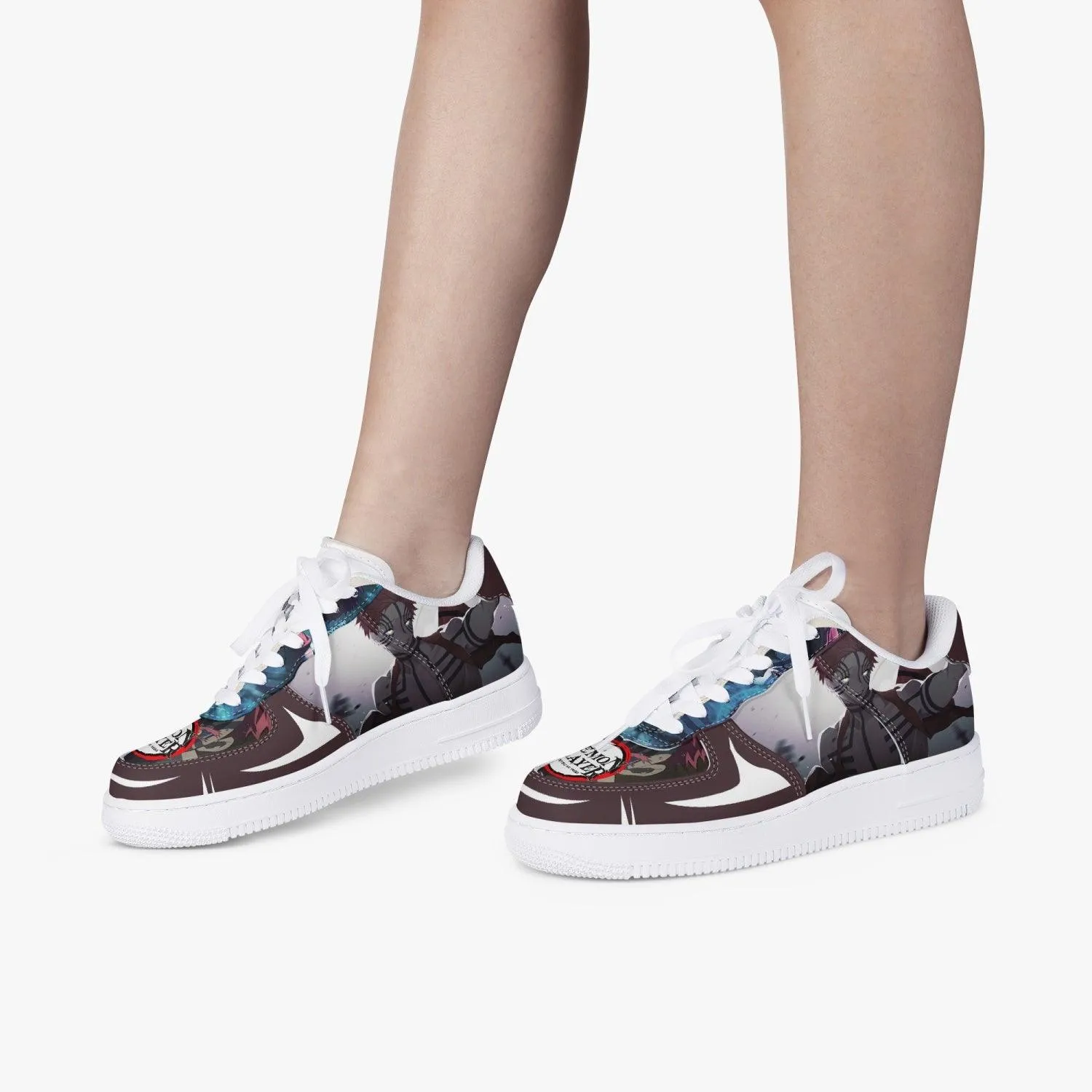 Demon Slayer Akaza AF1 Anime Shoes