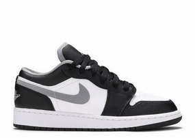 Ultra Lightweight Design Air Jordan 1 Low Black Medium Grey (GS)