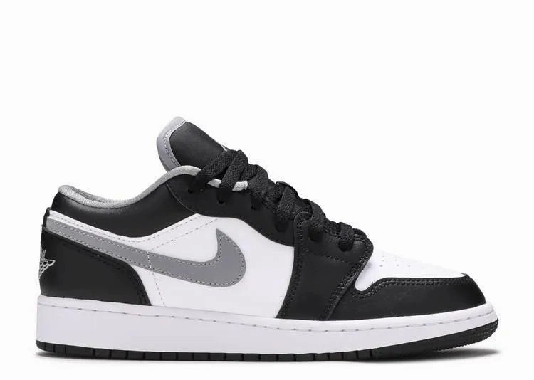 Vegan Material Option Flexible Outsole Design Air Jordan 1 Low Black Medium Grey (GS)