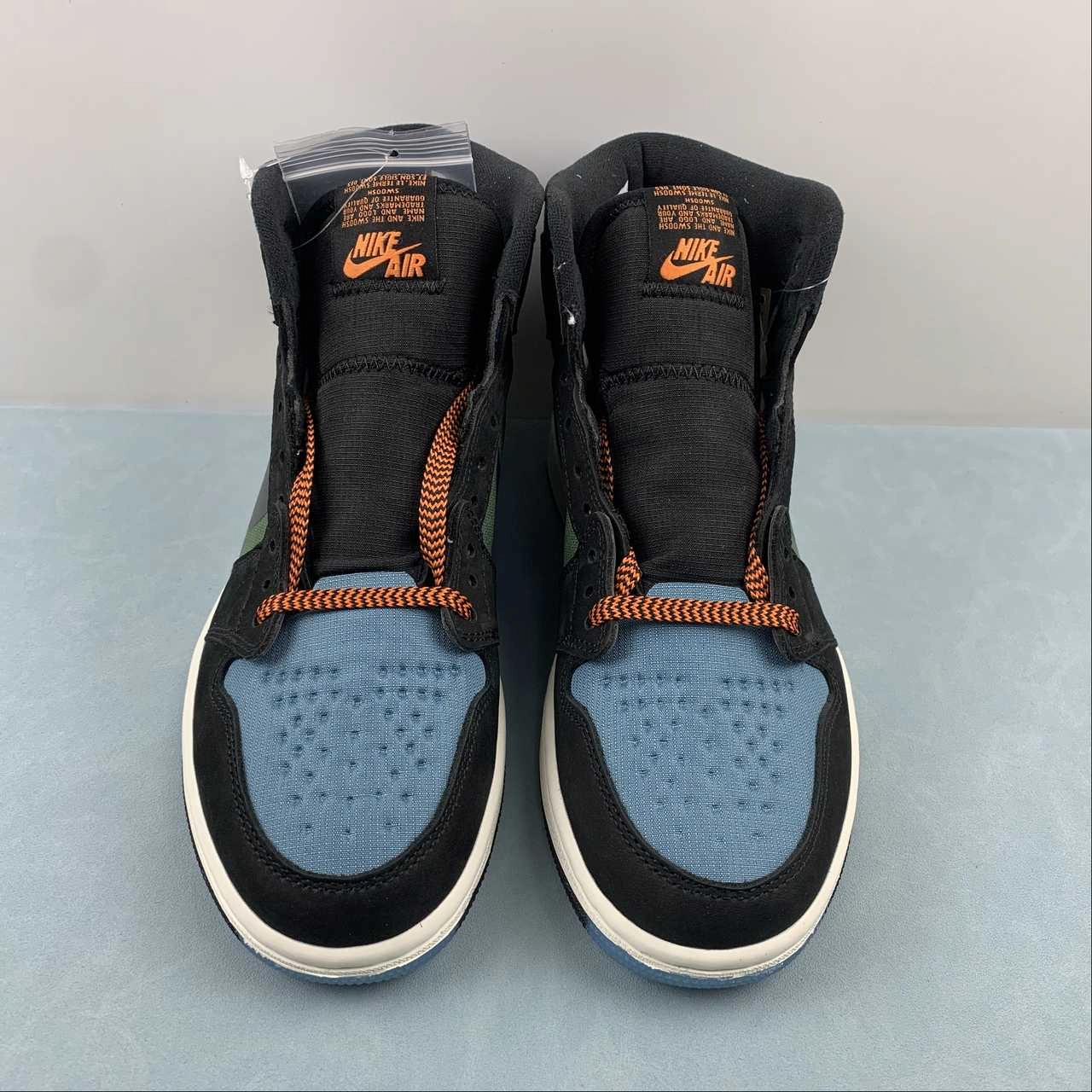 Cushioned Step Abrasion Resistant Lining Air Jordan 1 High Element Gore-Tex Sky J Light Olive Bright Mandarin Sail DB2889-003