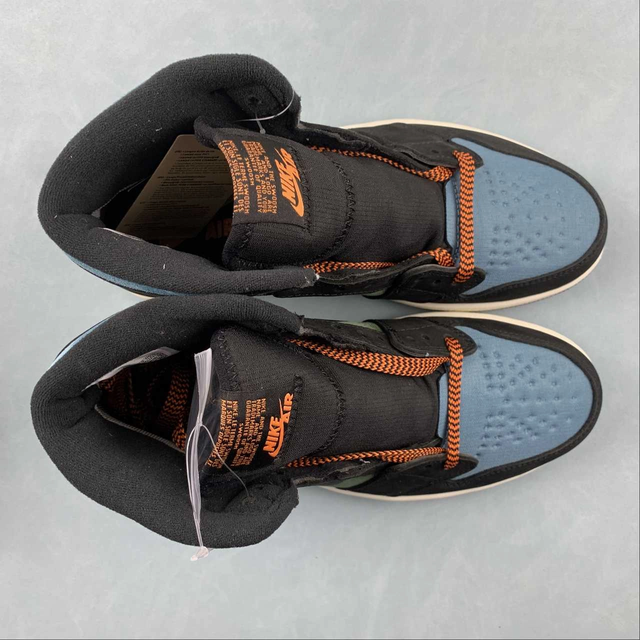 Air Jordan 1 High Element Gore-Tex Sky J Light Olive Bright Mandarin Sail DB2889-003 Microperforated Ventilation