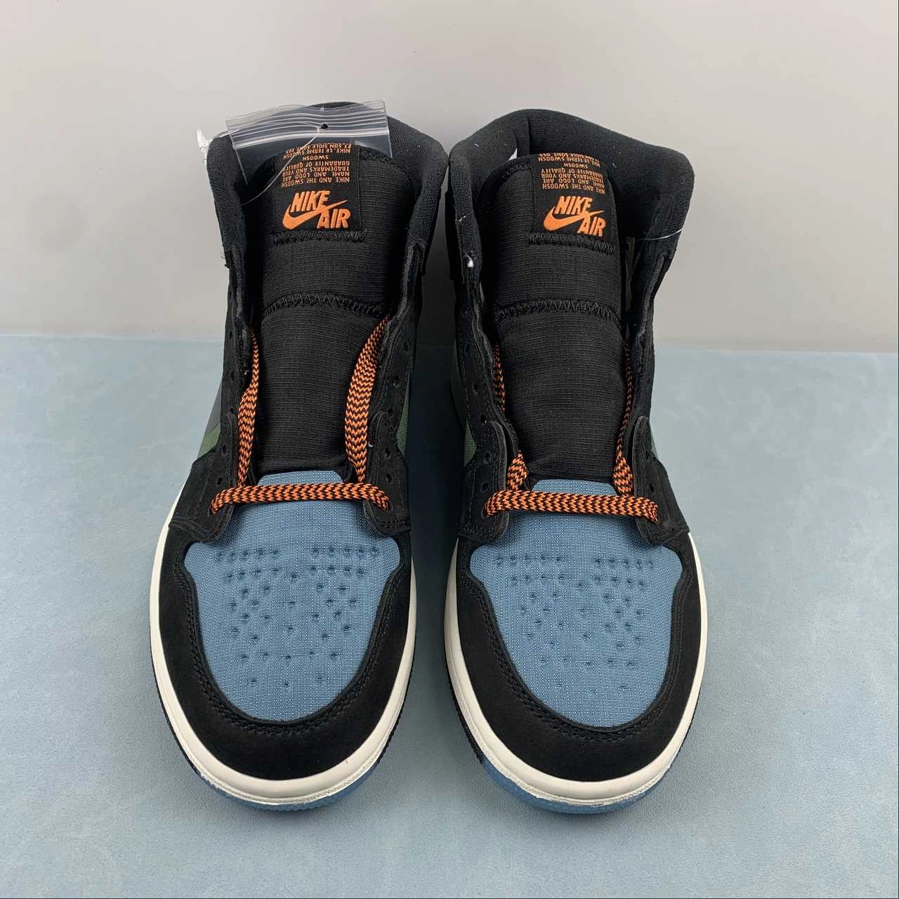 Crowd Ready Air Jordan 1 High Element Gore-Tex Sky J Light Olive Bright Mandarin Sail DB2889-003