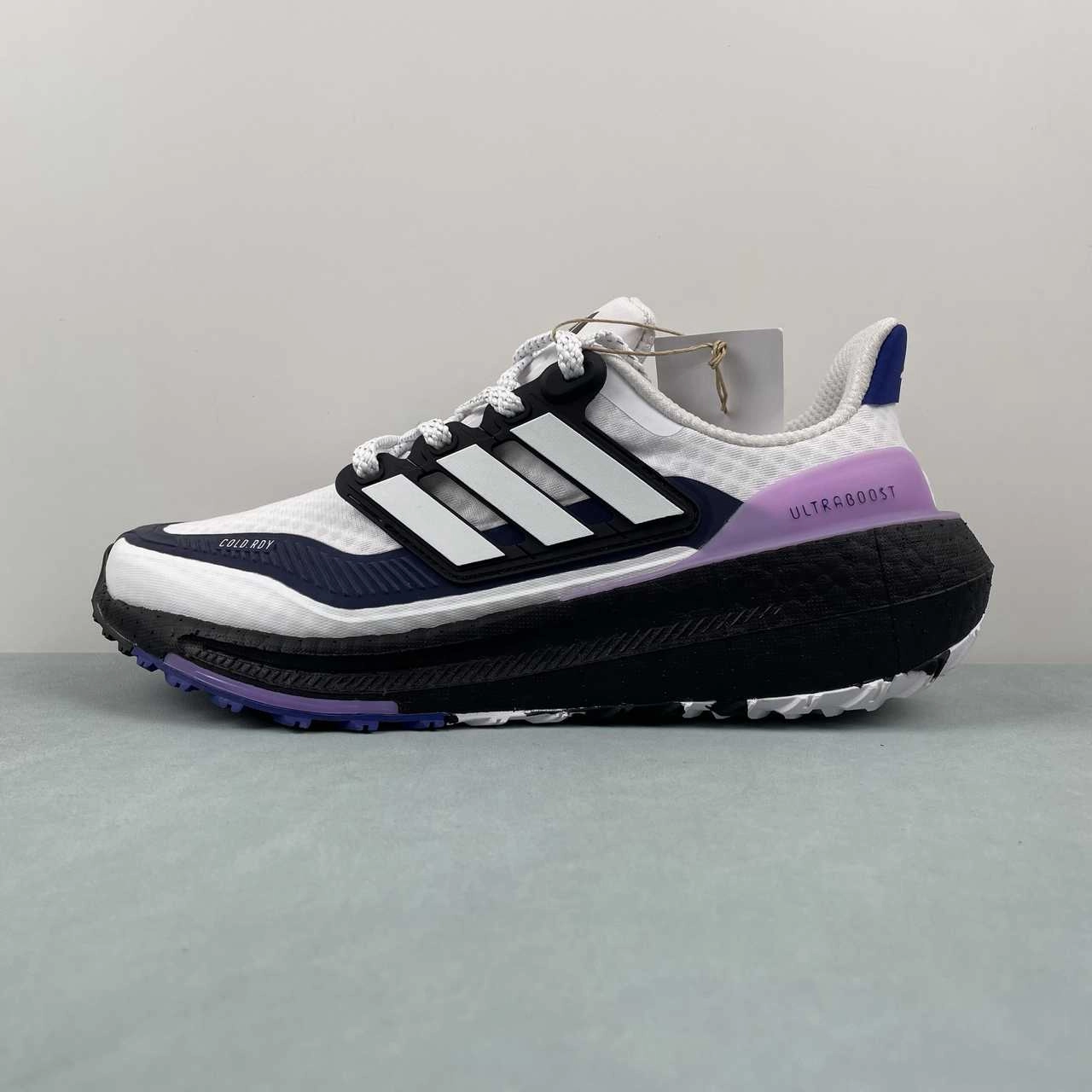 Adidas Ultraboost Light C.RDY Cloud White Victory Blue Core Black IE1676 cardiovascular health running shoe gain