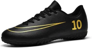 DHOVOR Soccer Cleats Men's Football Shoes Youth Lightweight Football Cleats Anti Slip Athletics Football Trainers Indoor Outdoor Soccer Shoes Men