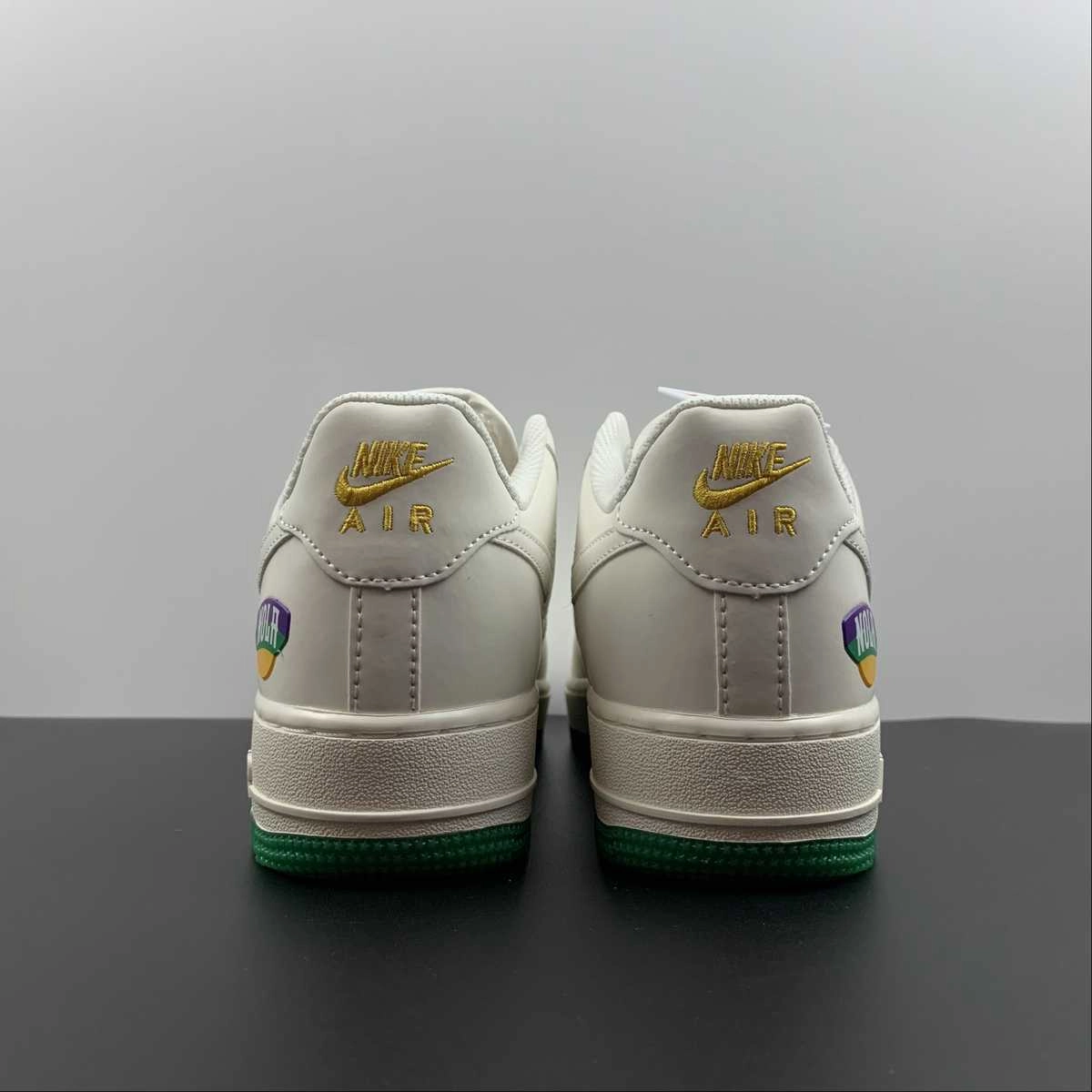 Campus Look Daily Movement Air Force 1 07 Low NOLA Pelicans Rice Dark White Purple Green TF8896-303