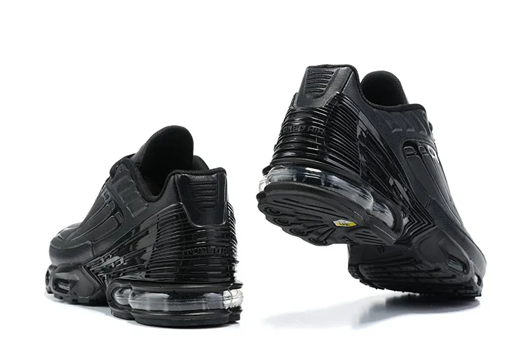 Air Max Plus 3 Leather Black DK Smoke Grey Shoes CK6716-001 Indoor Training Metatarsal Support