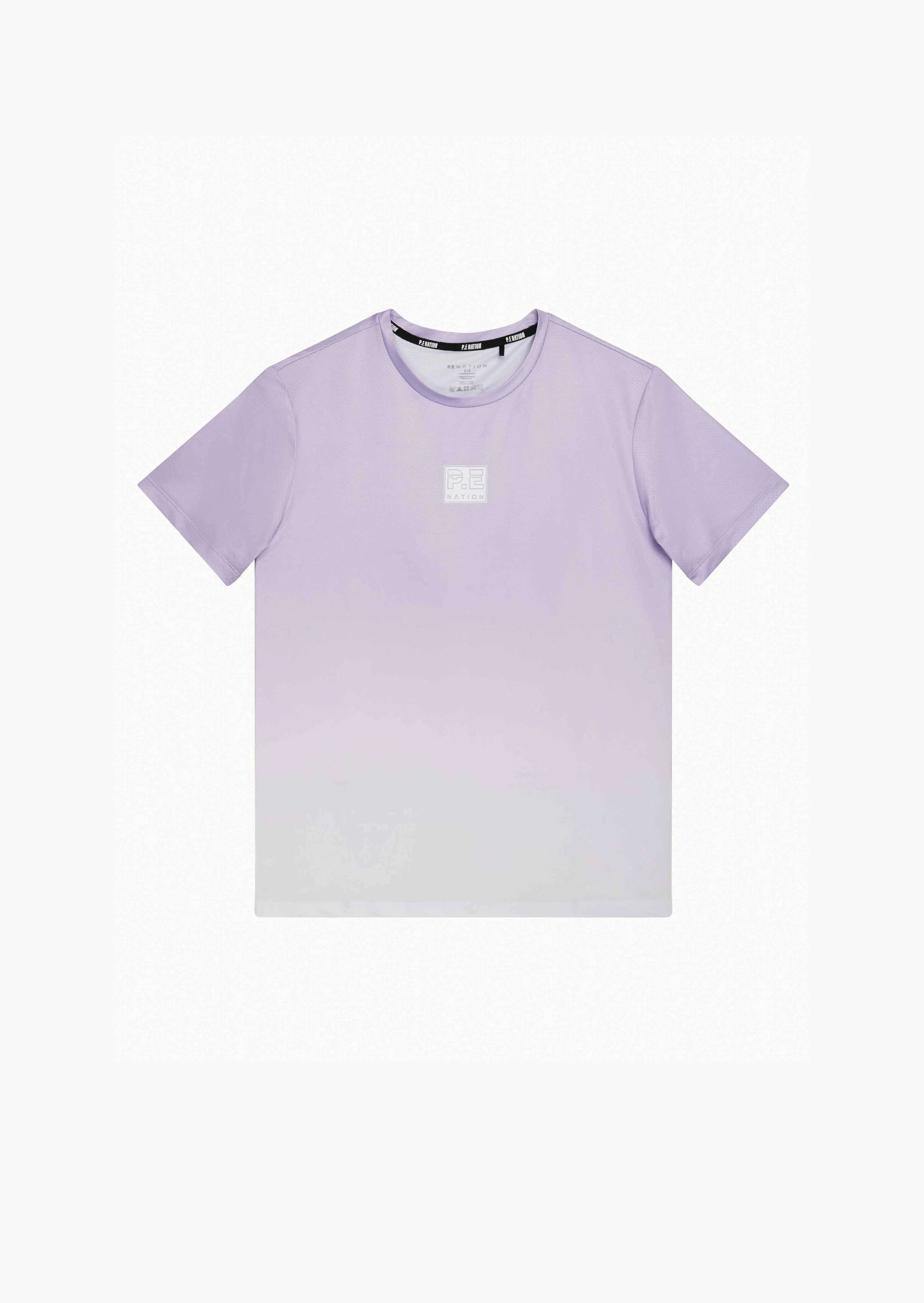 DOUBLE TRACK AIR FORM SS TEE IN GRADIENT PRINT