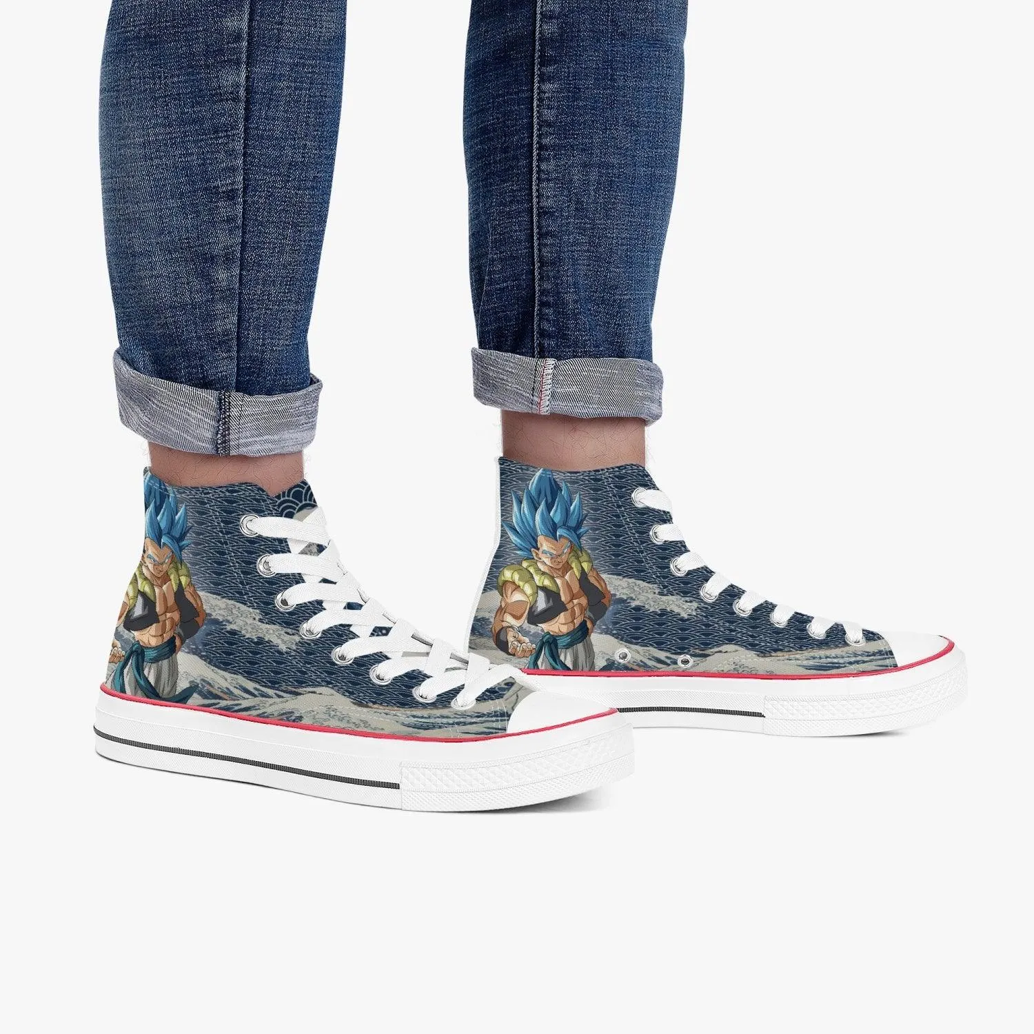 Dragon Ball Z Vegetto A-Star High White Anime Shoes